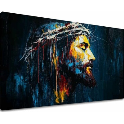 Pokojný Ježiš | dokončené rukou umelca - 60x90 cm
