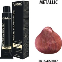 FemMas Farba na vlasy Metallic růže