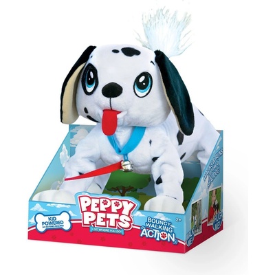 Peppy Pets - Плюшен любимец за разходка навън - Кученце Далматинец 160004