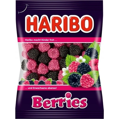 Haribo Želé s príchuťou malín a černíc 100 g