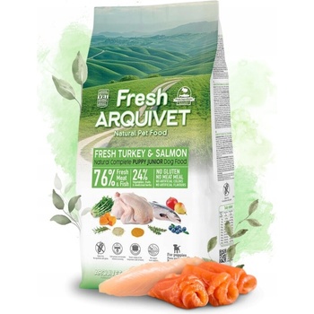 Arquivet Fresh Puppy Krůtí a Losos polo-mokré 10 kg