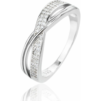 JVD Prsten SVLR1300XJ6BI stříbrný