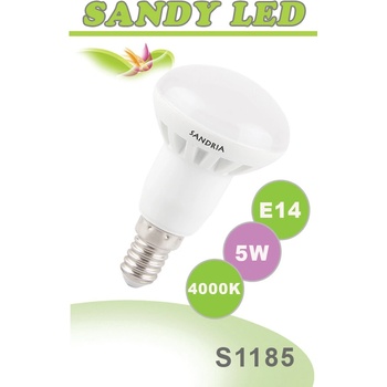 Sandy LED žárovka LED E14 R50 S1185 5W Neutrální bílá