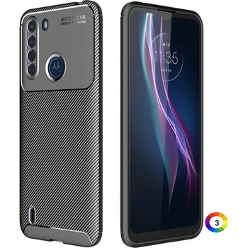 Image 1 of Motorola One Fusion Удароустойчив Carbon Fiber Калъф и Протектор