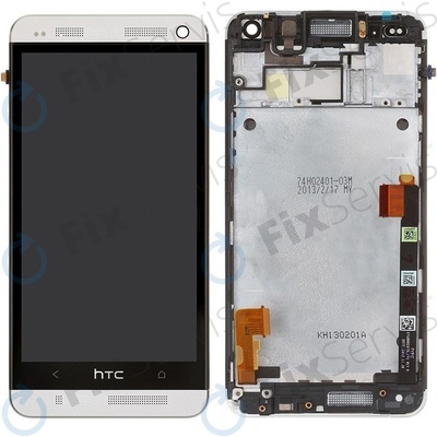 LCD Displej + Dotykové sklo + Rám HTC One M7