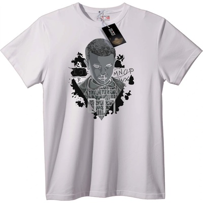 NOONEBRAND Тениска 011 от Stranger Things - M, White