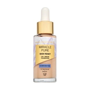 MAX Factor Miracle Pure Skin Reset 2in1 Serum Foundation течен фон дьо тен за възстановяване на кожата 10-30 Fair 30 ml