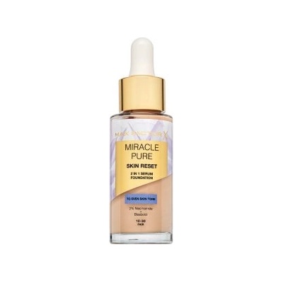 MAX Factor Miracle Pure Skin Reset 2in1 Serum Foundation течен фон дьо тен за възстановяване на кожата 10-30 Fair 30 ml