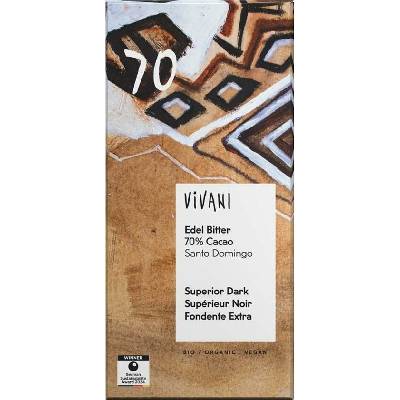 Vivani Čokoláda horká Santo Domingo 70% Bio 80 g
