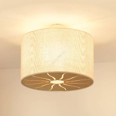 Brilagi - Плафон COUNTRY ROLLER 1xE27/15W/230V, Ø 50 см, кремав (BG1260)