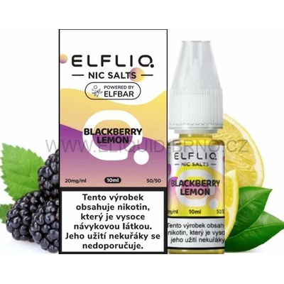 Elf Bar Elfliq Blackberry Lemon 10 ml 20 mg