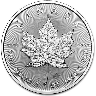 Maple Leaf strieborná minca 2024 1 oz