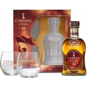 Cardhu 12y 40% 0,7 l (dárkové balení 2 sklenice)