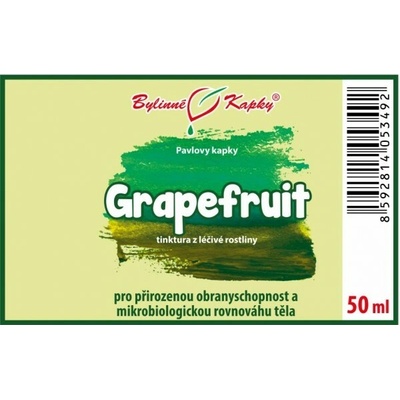 Bylinné kapky Grapefruit grep tinktura 50 ml