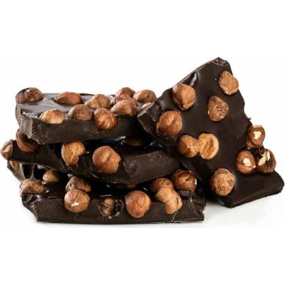 Čokoládovna Janek lámaná čokoláda hořká lískový ořech s kávou 250 g