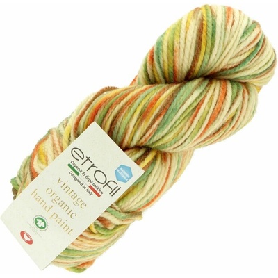 Etrofil Vintage Organic Hand Paint SE713 zeleno oranžová