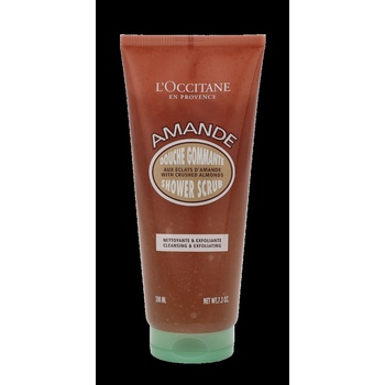 L'Occitane Amande sprchový peeling mandle With Flaked Almonds 200 ml