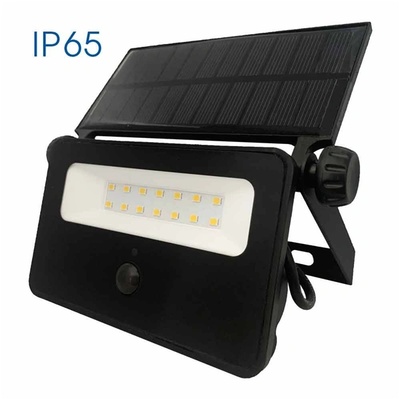 VIVALUX VIVALUX, 004725, Соларен LED прожектор UNO със сензор за движение, 8W, 4000K, 800lm, IP65, 177x119x30 mm (004725)