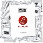 Secura 100 бр. Релефни презервативи Secura Extra Fun