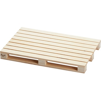Bisetti Дъска за сервиране тип "Палет" 30x20xh3cm НАТУРАЛ (26122) (014375)