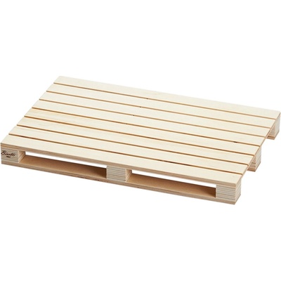 Bisetti Дъска за сервиране тип "Палет" 30x20xh3cm НАТУРАЛ (26122) (014375)