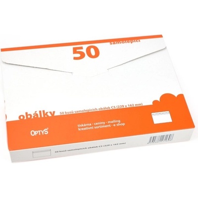 Optys Samolepicí obálky C5, 50 ks, OP1716