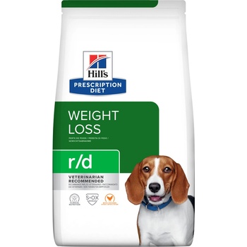 Hill's Prescription Diet R/D Regulácia hmotnosti granule pre psov 4 kg