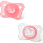Chicco Силиконова залъгалка Chicco - PhysioForma Mini Soft, Момиче, 2-6 m, 2 броя (N0367)