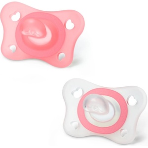 Chicco Силиконова залъгалка Chicco - PhysioForma Mini Soft, Момиче, 2-6 m, 2 броя (N0367)
