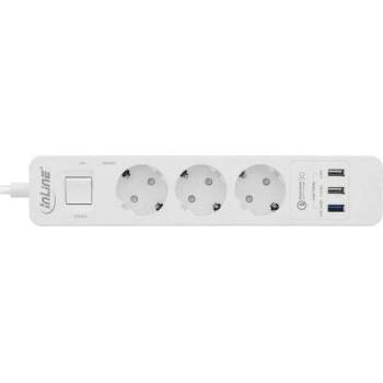 Image 1 of InLine 3 Plug 3xUSB 1,5 m (16491)