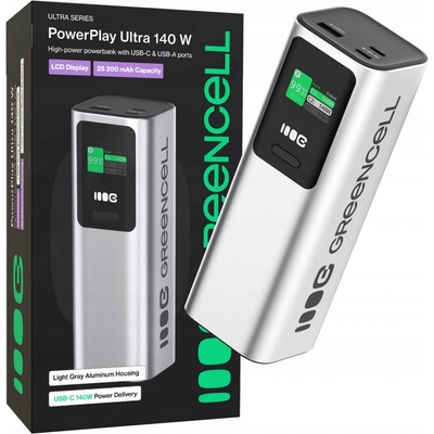 Green cell 25200mAh šedá