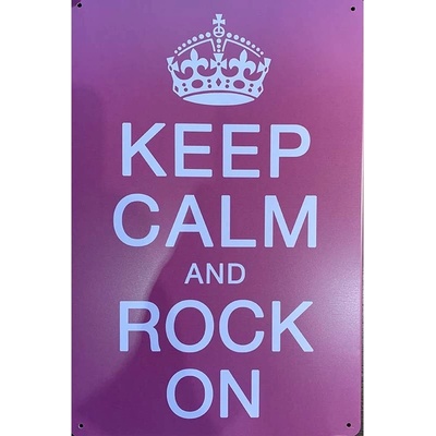 Ceduľa Keed Calm and Rock On