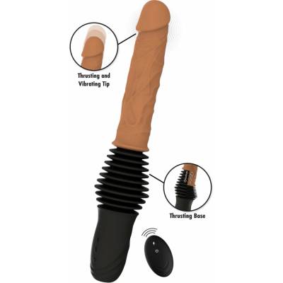 Hidden Desire Inferno Realistic Double Thrusting Vibrator