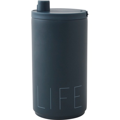Design Letters Чаша за пътуване Design Letters Life 350 мл синя (30101019ROYALLIFE)