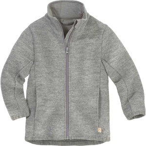 disana Детско вълнено яке disana Kids' Zip-Up Jacket Merino jacket - Grau - размер 134/140 (EU) (703-5402-0116)