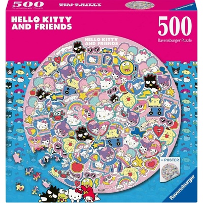 Ravensburger Hello Kitty Rund 500 dielov