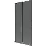 Mexen Velar L параван за вана с 2 крила, плъзгащ се 95 x 150 см, графит, gun metal - 896-095-003-41-95 (896-095-003-41-95)