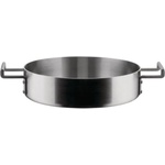 Alessi Ниска съдове за готвене CONVIVIO, 24 см, 2, 7 л, неръждаема стомана, Alessi (ALDC10224)