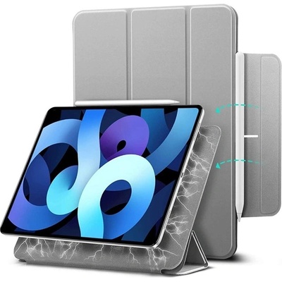 ESR IPAD Air 11 (2025) ESR REBOUND MAGNET калъф с кожен ефект, активен FLIP, моливник, EZÜST (GP-113801)