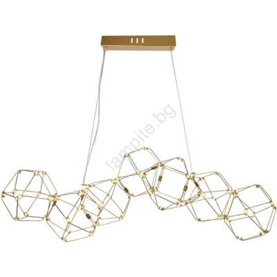 V-TAC Led Пендел led/28w/230v 3000k златист (vt1477)