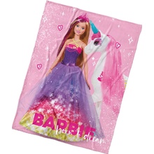 Carbotex Dětská deka Barbie a Kouzelný Jednorožec