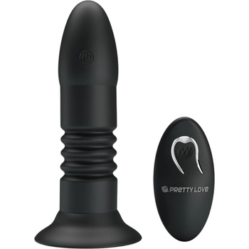 Pretty Love Magic Jinger - тласък анален вибратор (черен)