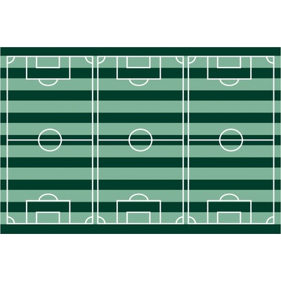 PartyDeco PartyDeco Ubrus - Fotbal 120 x 180 cm
