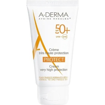 A-DERMA Слънцезащитен крем , Aderma Cream Protect SPF50 40ml