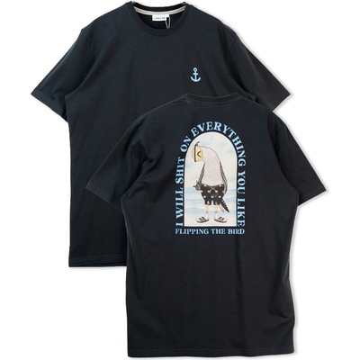LAKOR Мъжка тениска LAKOR Back Flipping T-Shirt - Moonless Night (216-7670-0112)