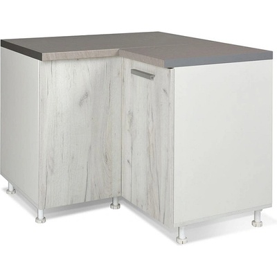 Matis Кухненски шкаф ъглов долен in du 2k снежен дъб