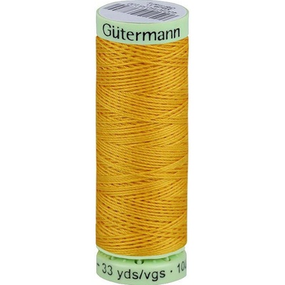 Prima-obchod Polyesterové nitě Gütermann Jeans návin 30 m, barva 415 žlutá mimóza