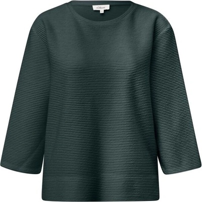 S.Oliver SWEATSHIRT NOOS dámská mikina tmavě zelená