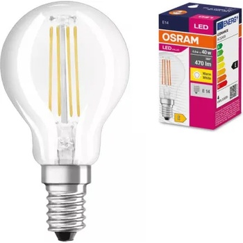 OSRAM LED ЛАМПА VALUE FILAMENT CLP40 OSRAM 4W 470lm 2700K E14 СВЕЩ (2024007031)