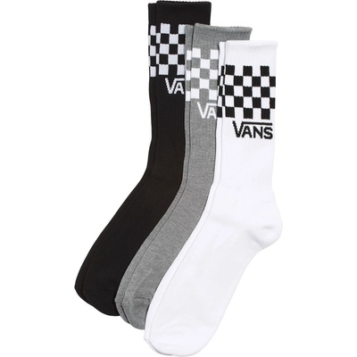 Vans Classic Check Crew 3 Pack Checkerboard Black/White